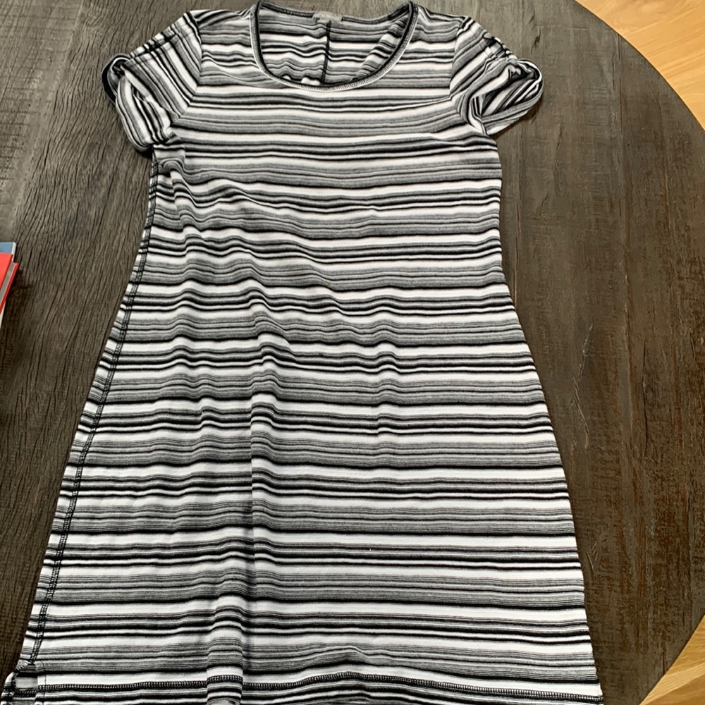 Talbots dress, black and white, PS, like new condition!